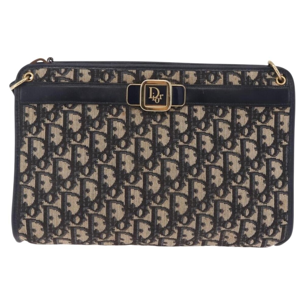 Christian Dior Trotter shoulder Canvas